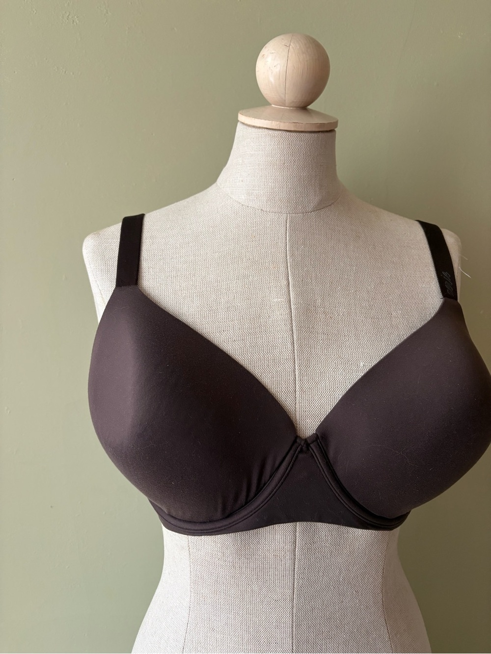 aerie Smooth Molded Wireless Bra - Dark Brown 36DD